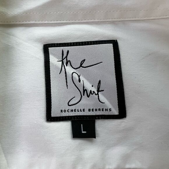 The Shirt by Rochelle Behrens White Button Down Shirt - Picture 3 of 6